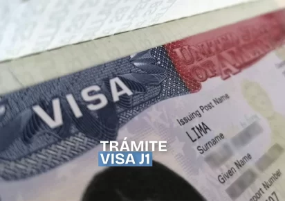 Imagen que muestra el texto 'Visa', representando el trámite de visa J1.